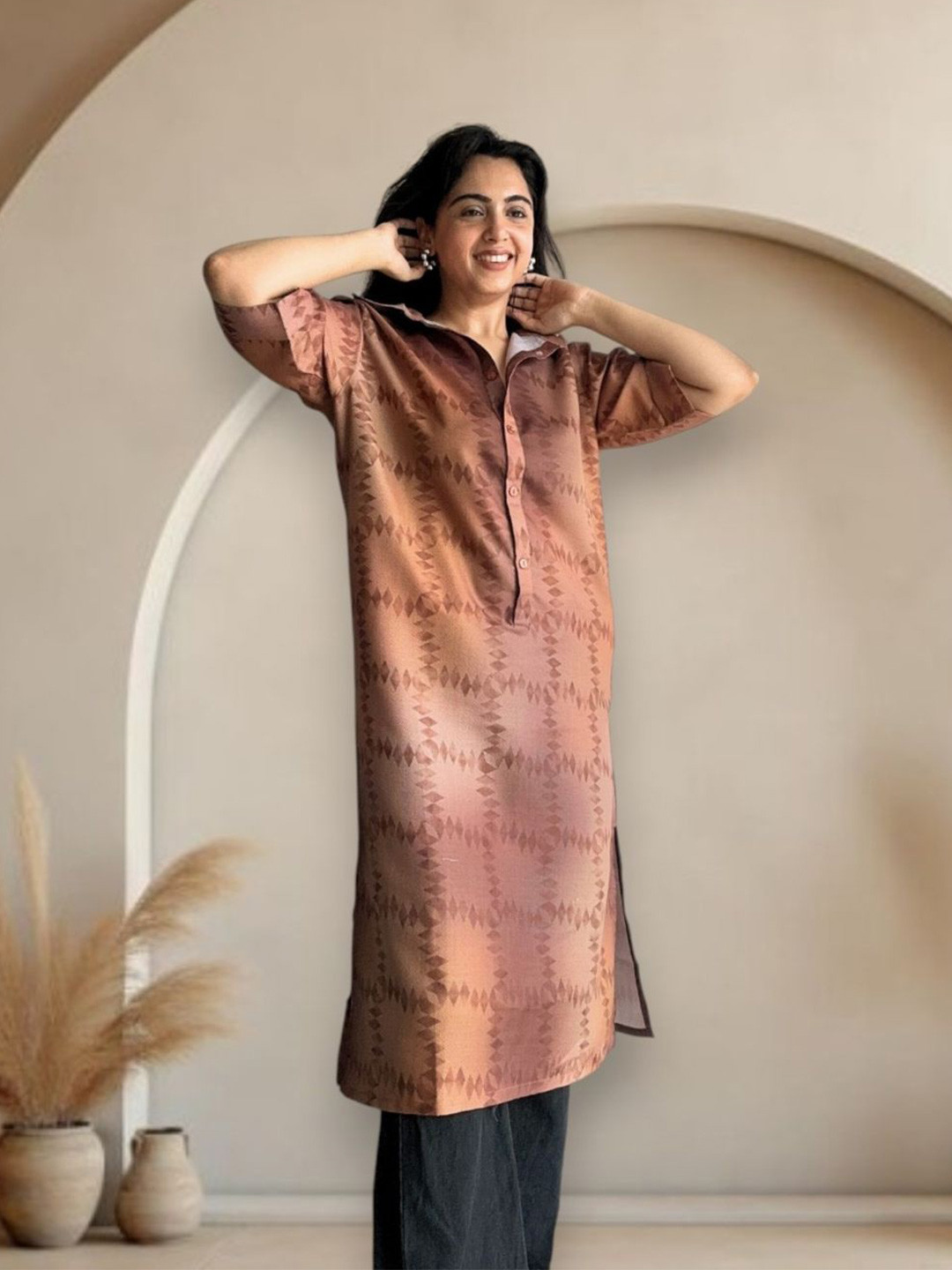 SPELL BY SMOKESHOW Print A-Line Dress