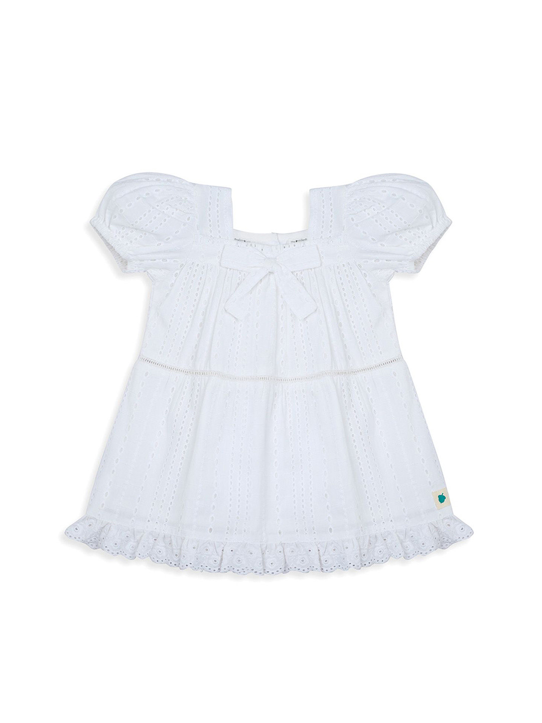 My Milestones Puff Sleeve A-Line Dress