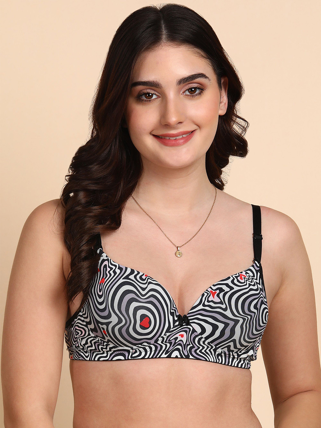 Dressberry Heavy Padded Printed Bra