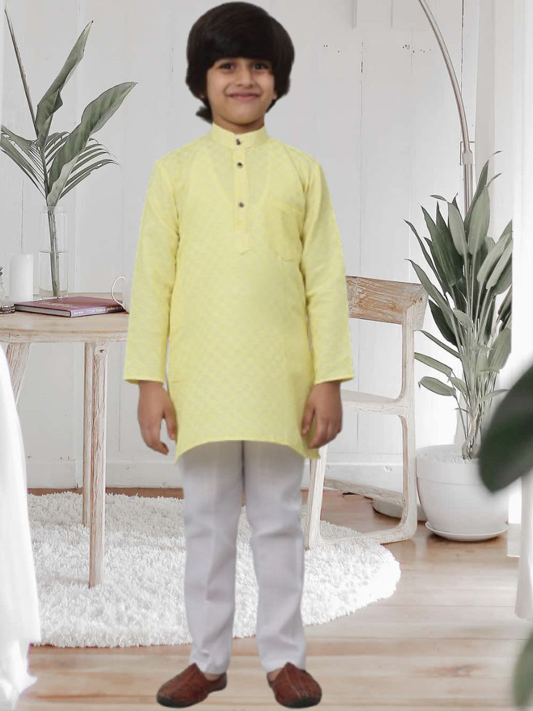 CENSAL Boys Regular Kurta with Pyjamas