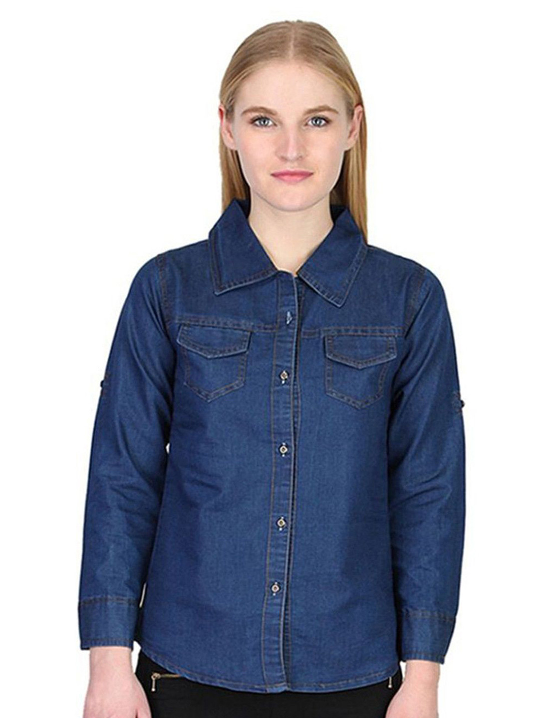 OOTPTAANG Women Opaque Casual Shirt