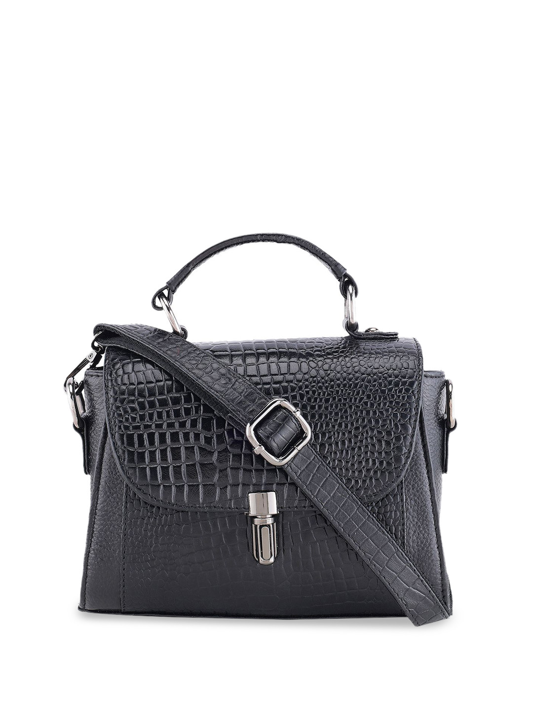 Steve Jhonson Leather Bowling Shoulder Bag