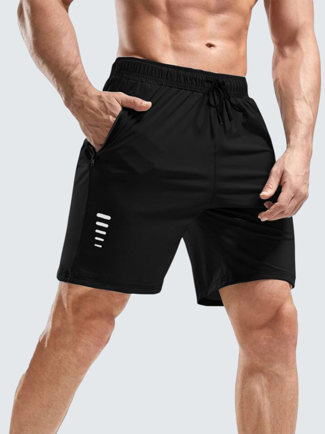 3Colors Men Low-Rise Running Sports Shorts