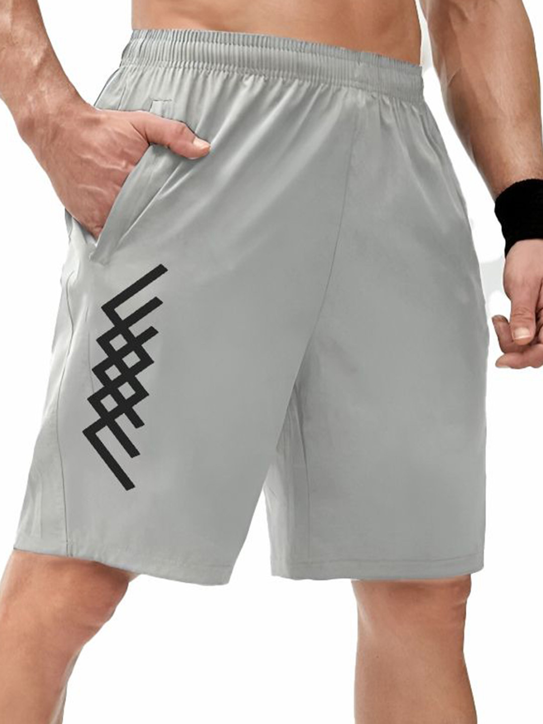 3Colors Men Low-Rise Running Sports Shorts