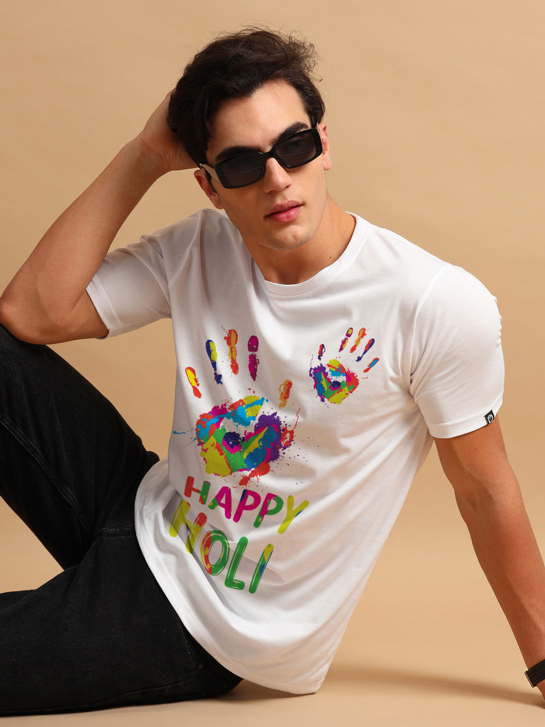 Bushirt Men Holi Printed T-shirt