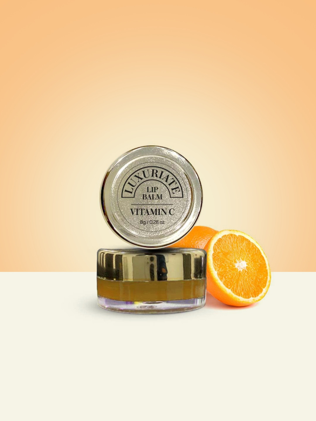 LUXURIATE Vitamin C Lip Balm with Almond Oil & Jojoba Oil - 8g