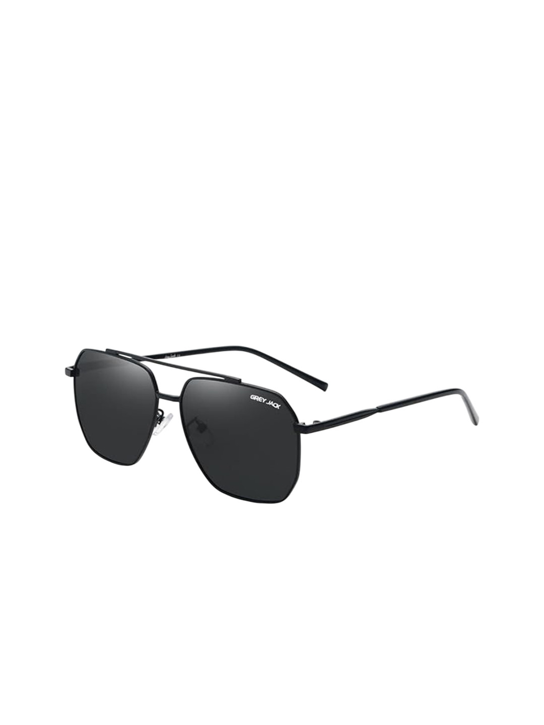 GREY JACK Unisex Square Sunglasses with Polarised Lens 1811 C1-Black