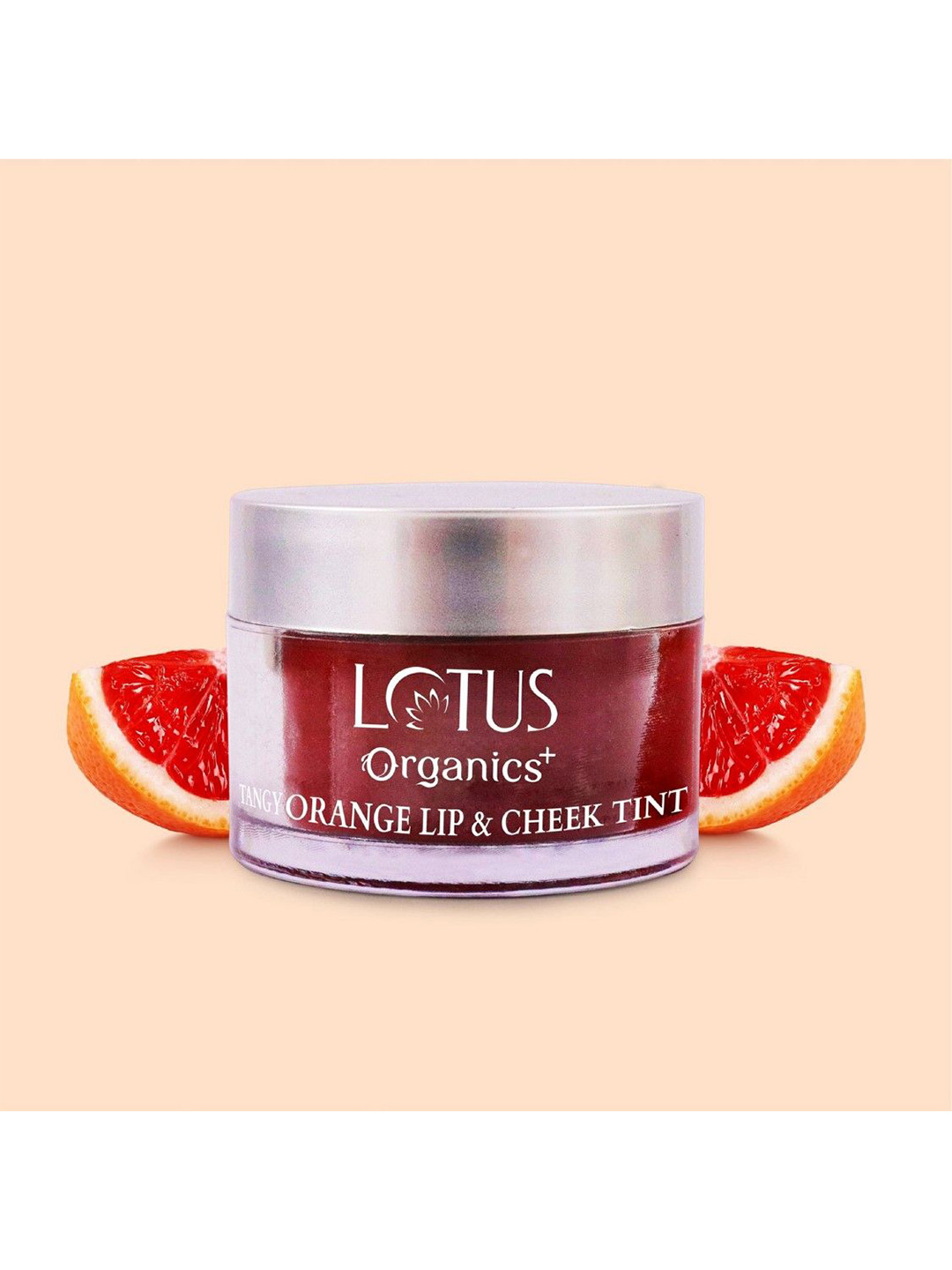 Lotus Organics+ Tangy Orange Lip & Cheek Tint With Shea Butter- 10g