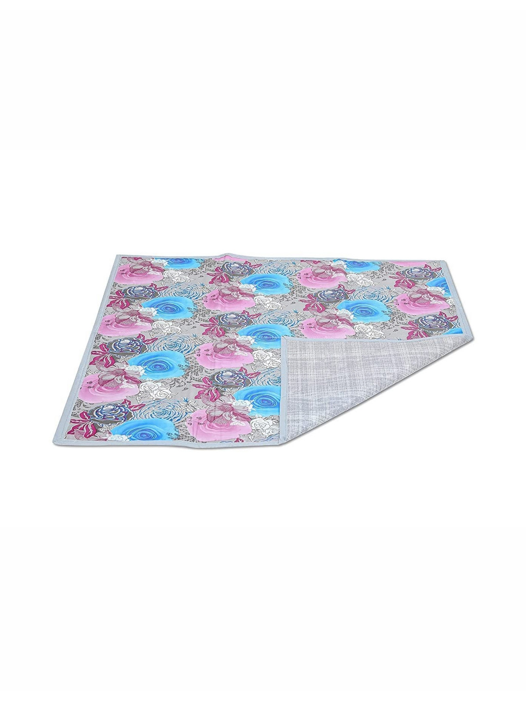 CASA-NEST Grey & Blue Printed Bed Server