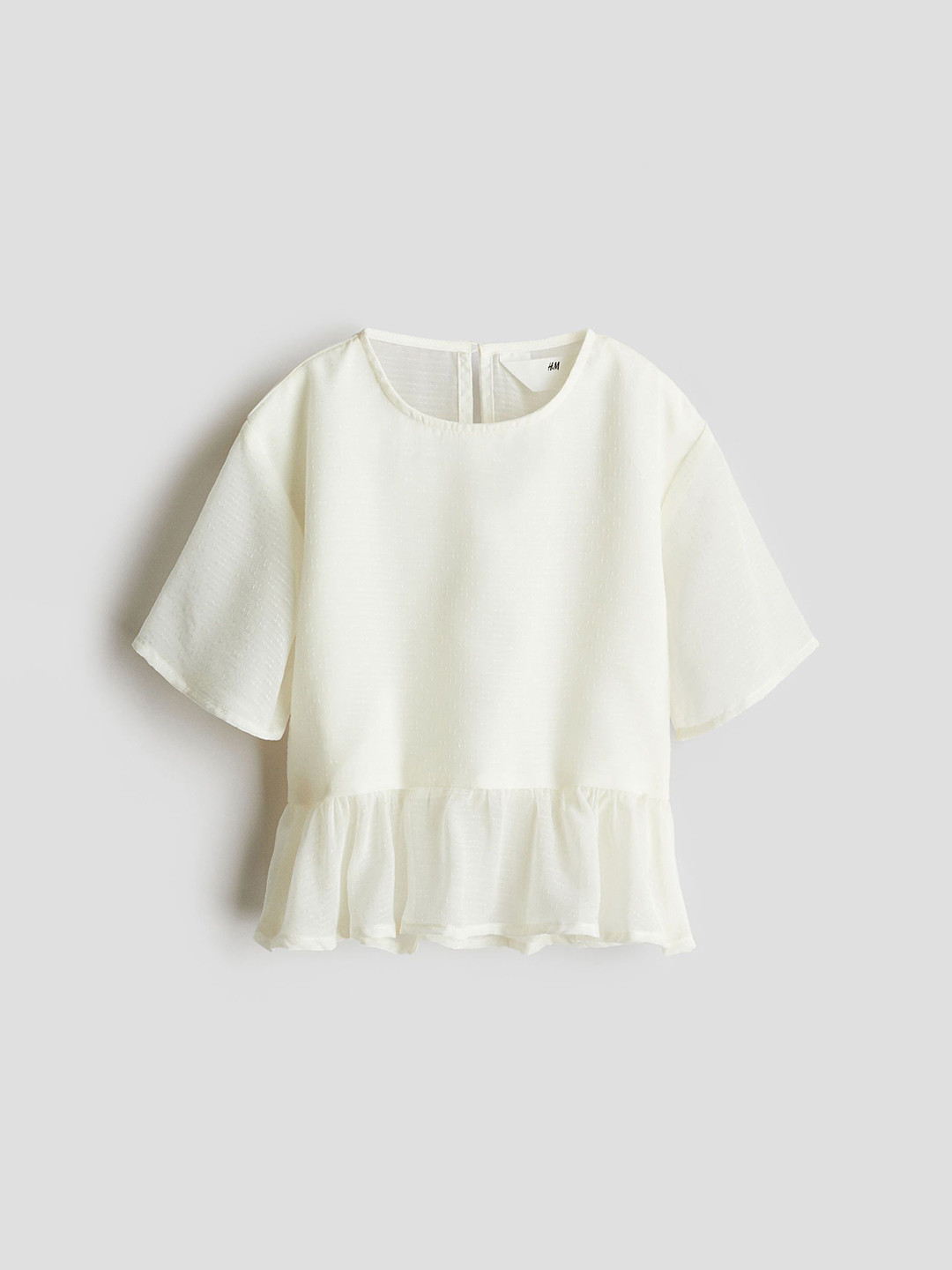 H&M Chiffon Peplum Top