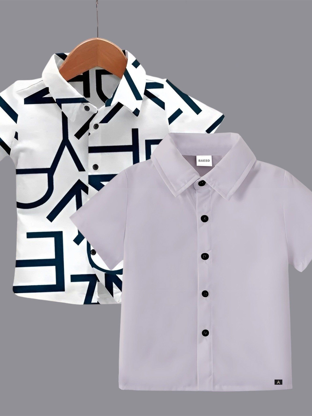 BAESD Boys Classic Opaque Formal Shirt