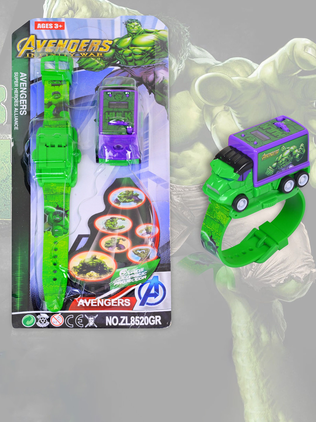 SWADESI STUFF Unisex Kids Dial & Bracelet Style Straps Digital Automatic Watch TRUCK HULK 18