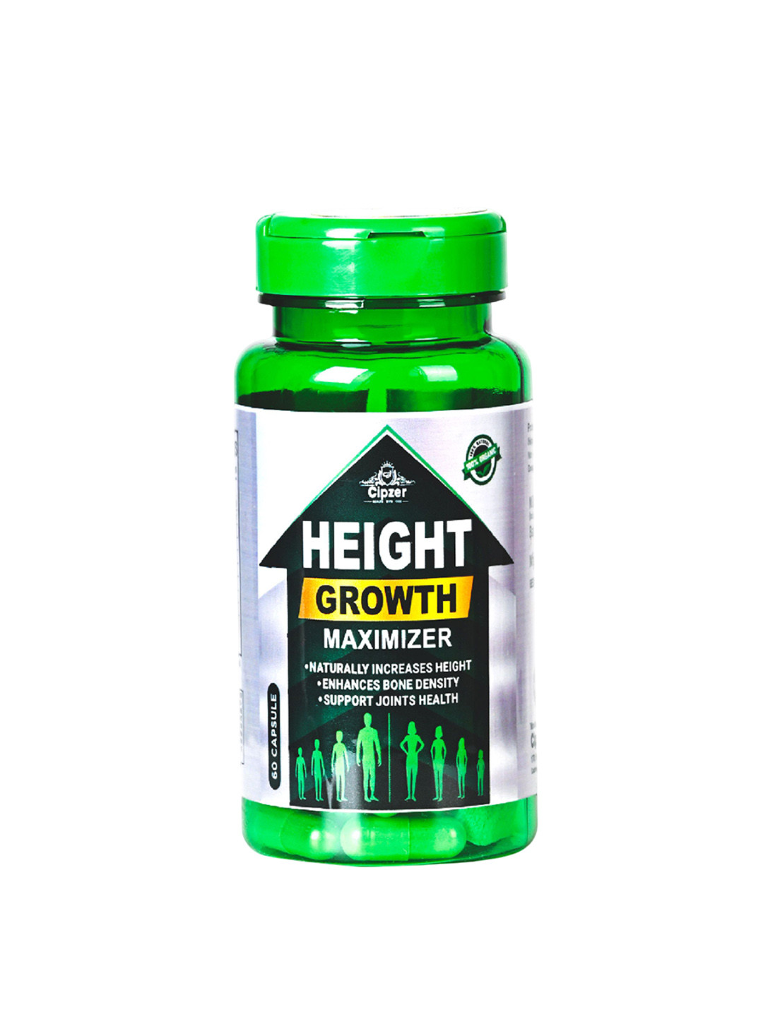CIPZER Height Growth Maximizer Capsules - 60 Capsules
