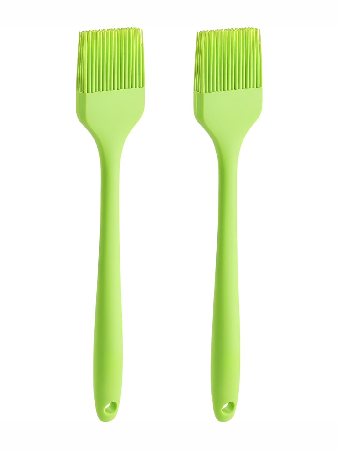 We3 Set Of 2 Green Silicon Pastry Brush