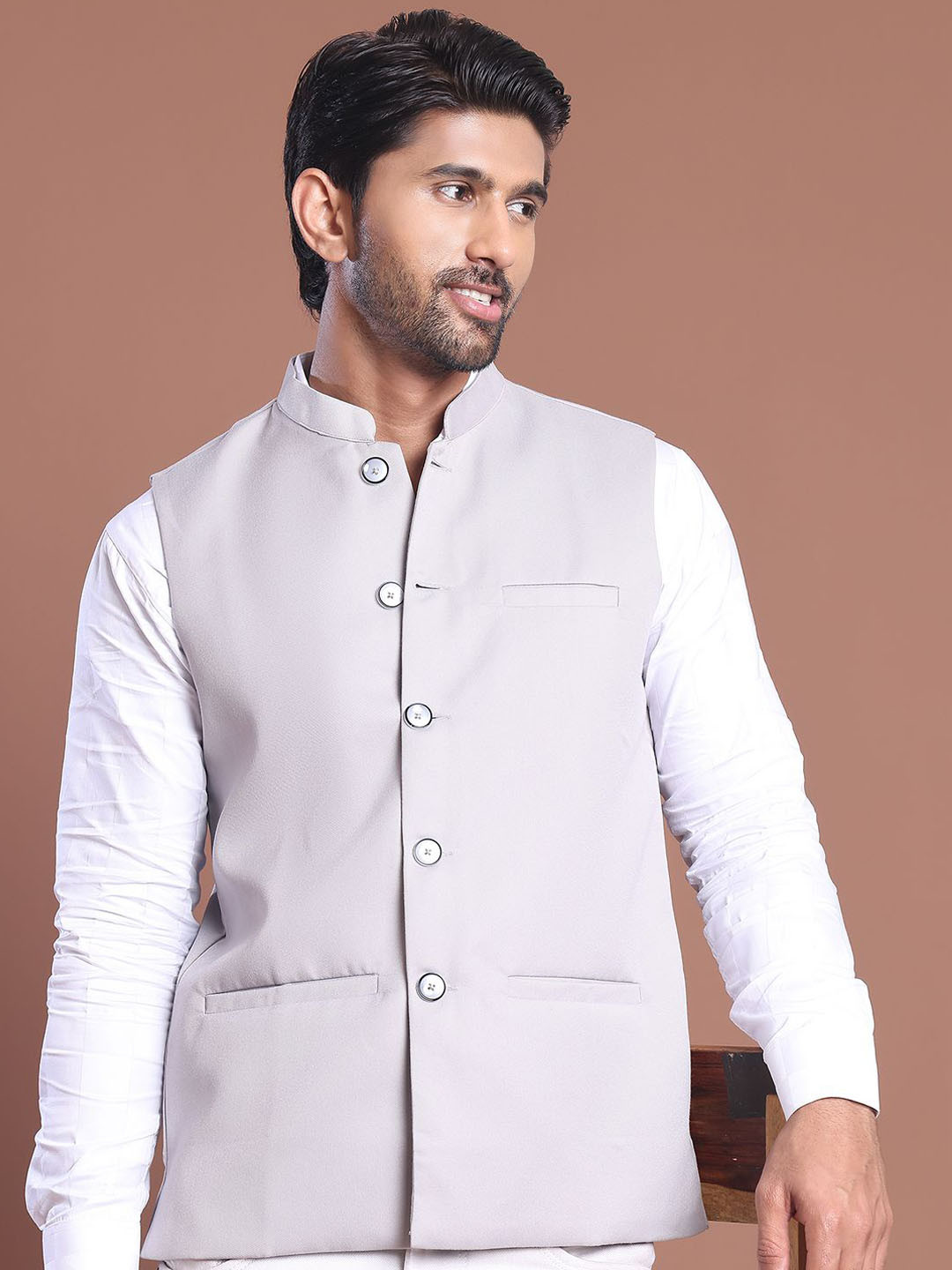 Jompers Mandarin Collar Nehrujacket