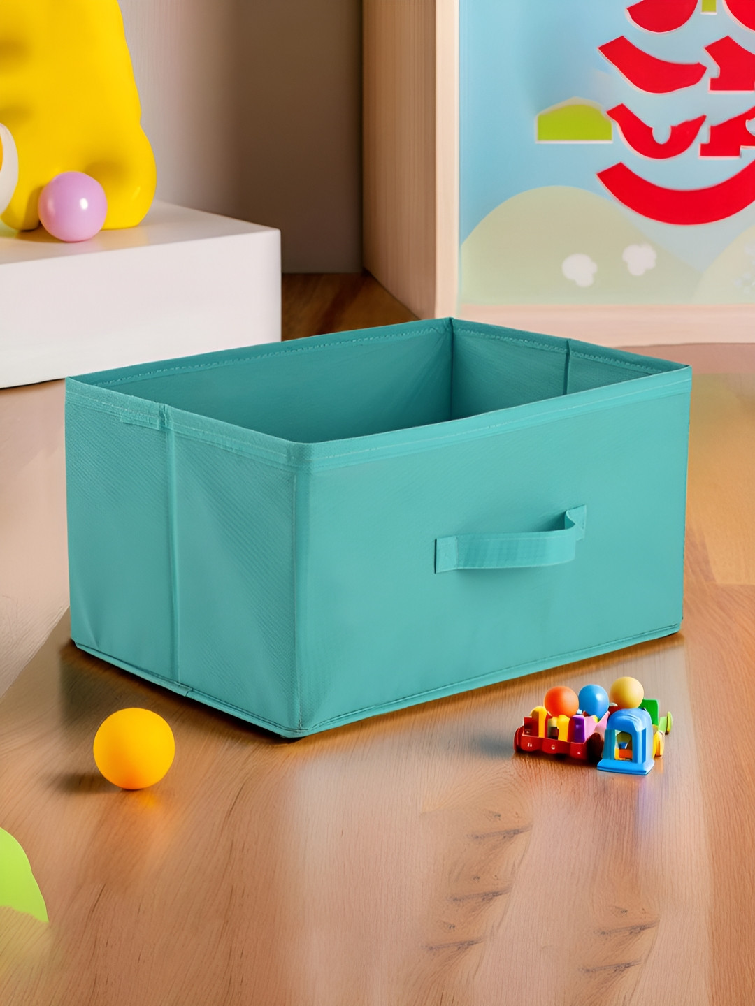 Aura Green Regular Foldable & Multipurpose Wardrobe Storage Box Organiser 26 L