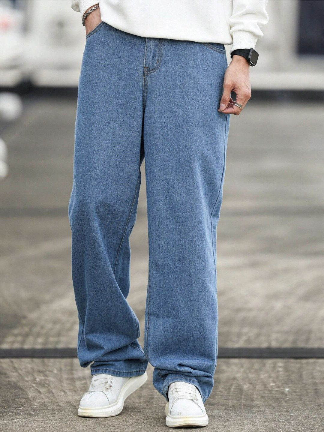 MASTERLY WEFT Men Super Heavy Fade Stretchable Jeans