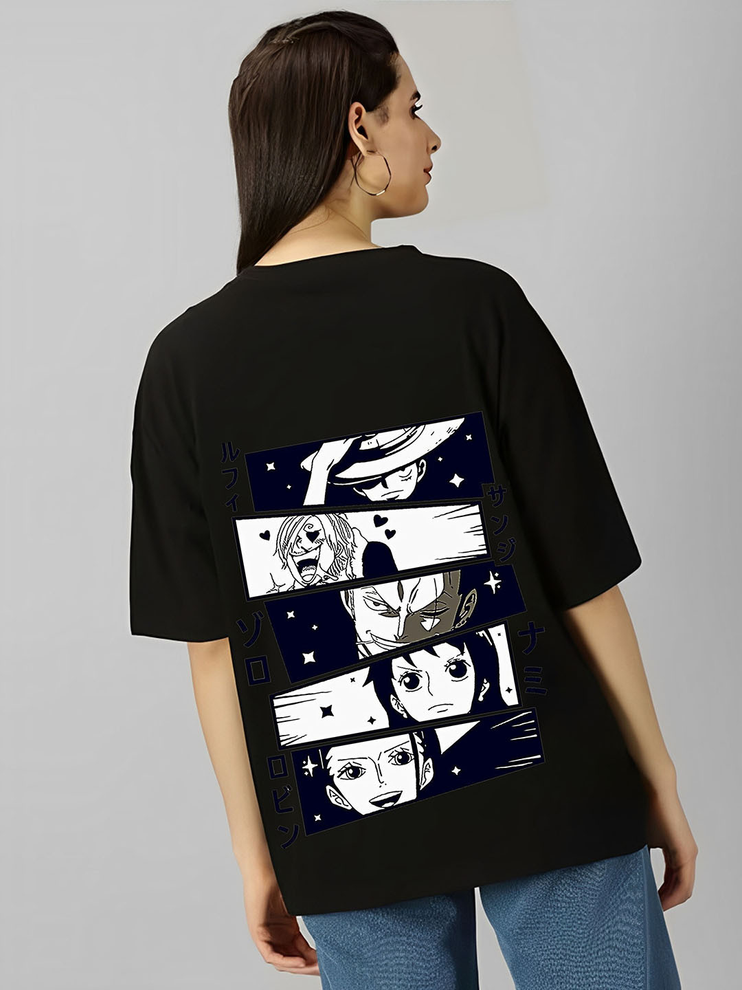 kintu parantu Women Printed Applique T-shirt