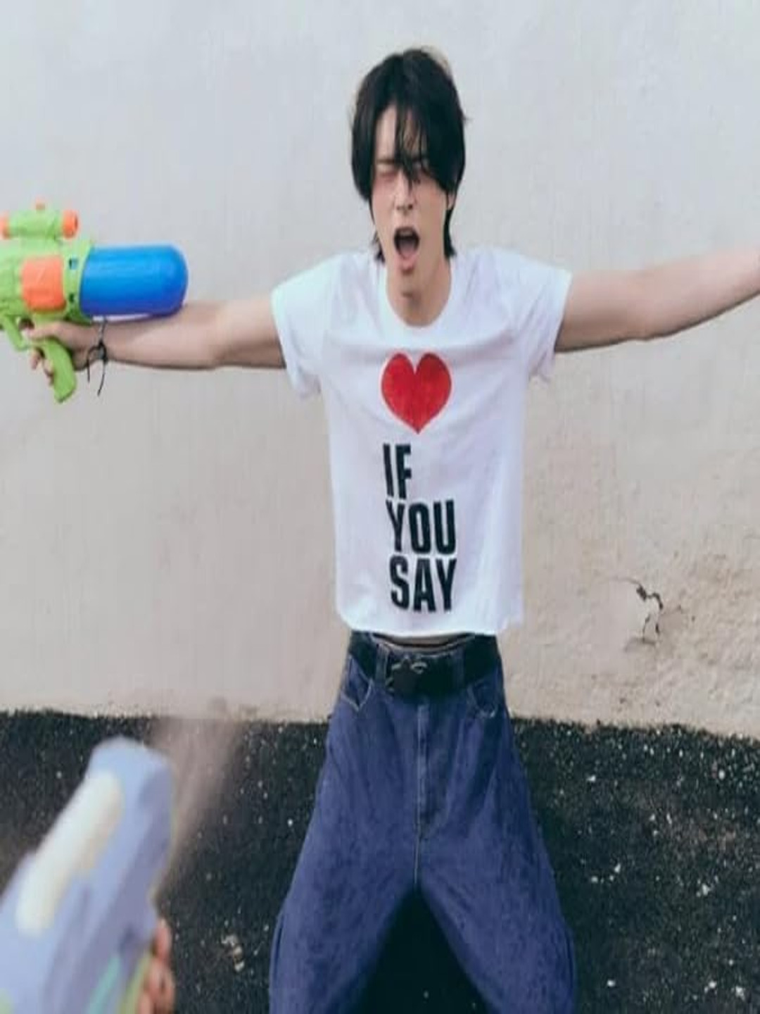 The Korhean Store Unisex Enhypen XO If You Say Streetwear Regular Fit Graphic Printed Cotton Tshirt