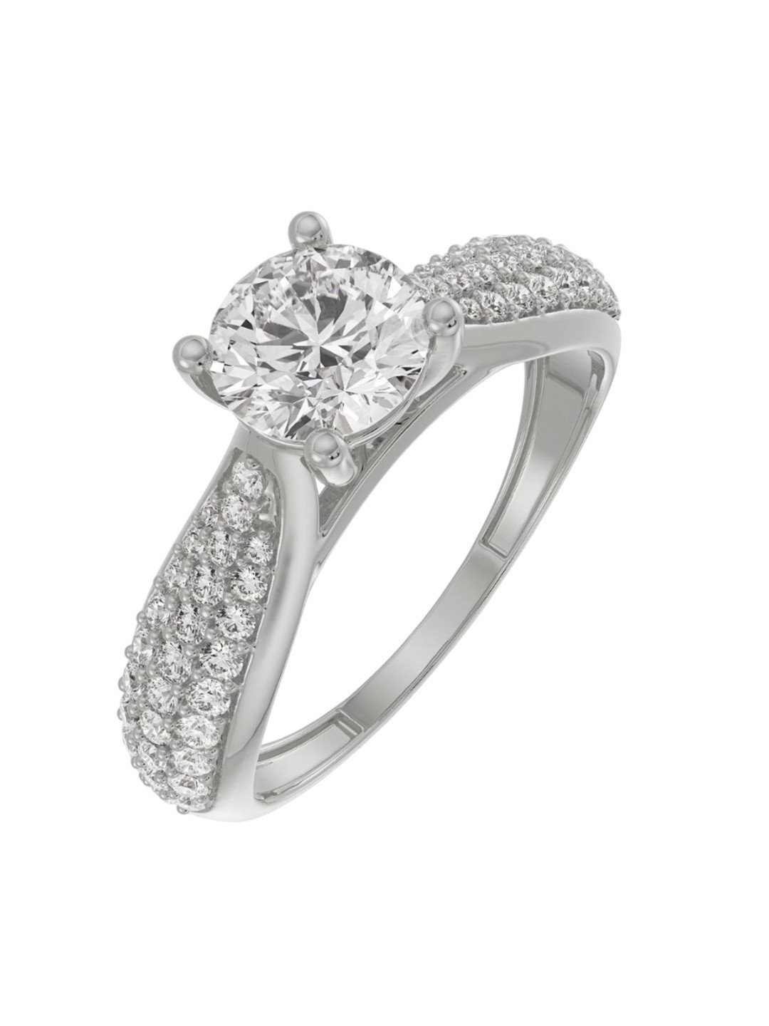 Emori Queen for Her Lab Diamond in 14KT Gold Ring