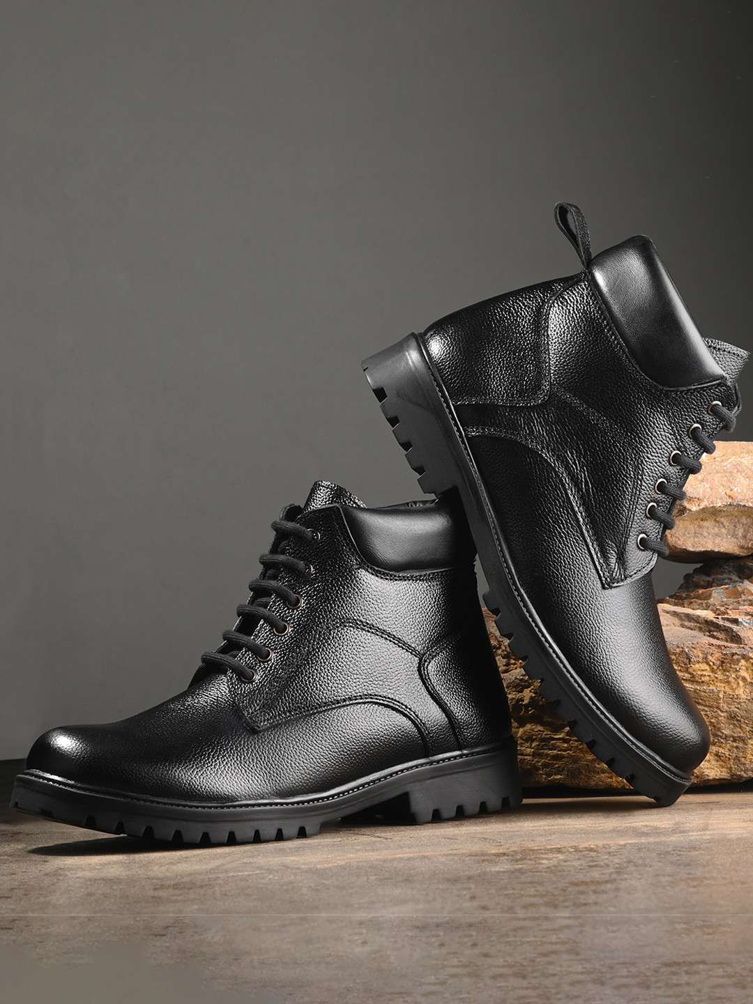 DESIDERIO Men Leather Flatforms