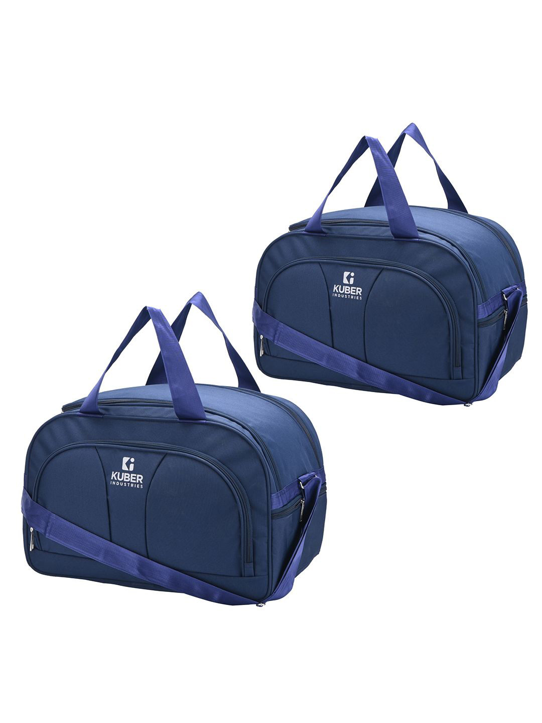 Kuber Industries Medium Casual 2 Pcs Nylon 44 Ltr Shoulder Strap Travel Duffle Bag