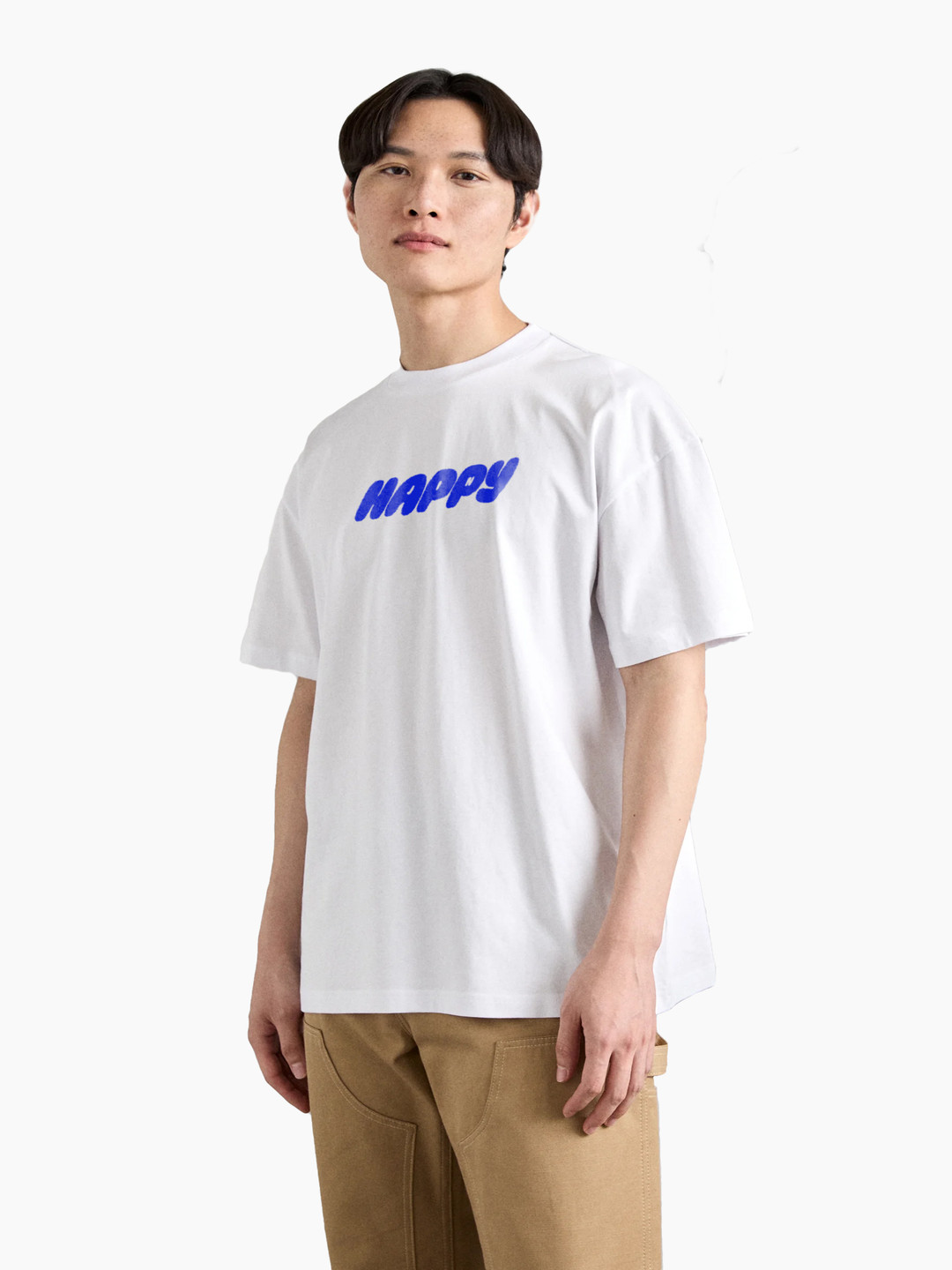 The Korhean Store Unisex BTS Happy Jin Streetwear Regular Fit Graphic Printed Cotton Tshirt