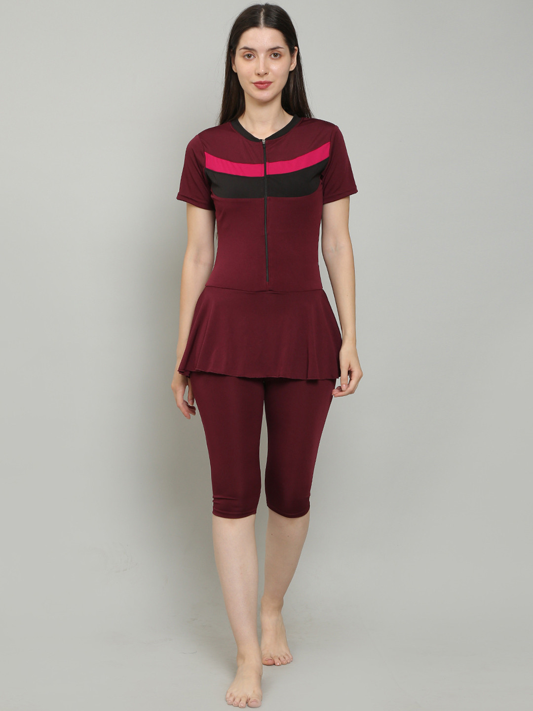 MEGASKA Round NeckSwimSet