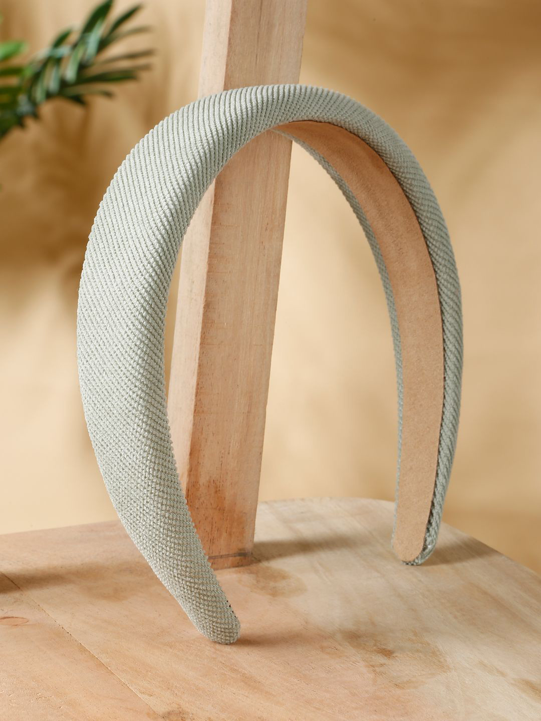 Stoln Women Grey Plain Broad Hair Band