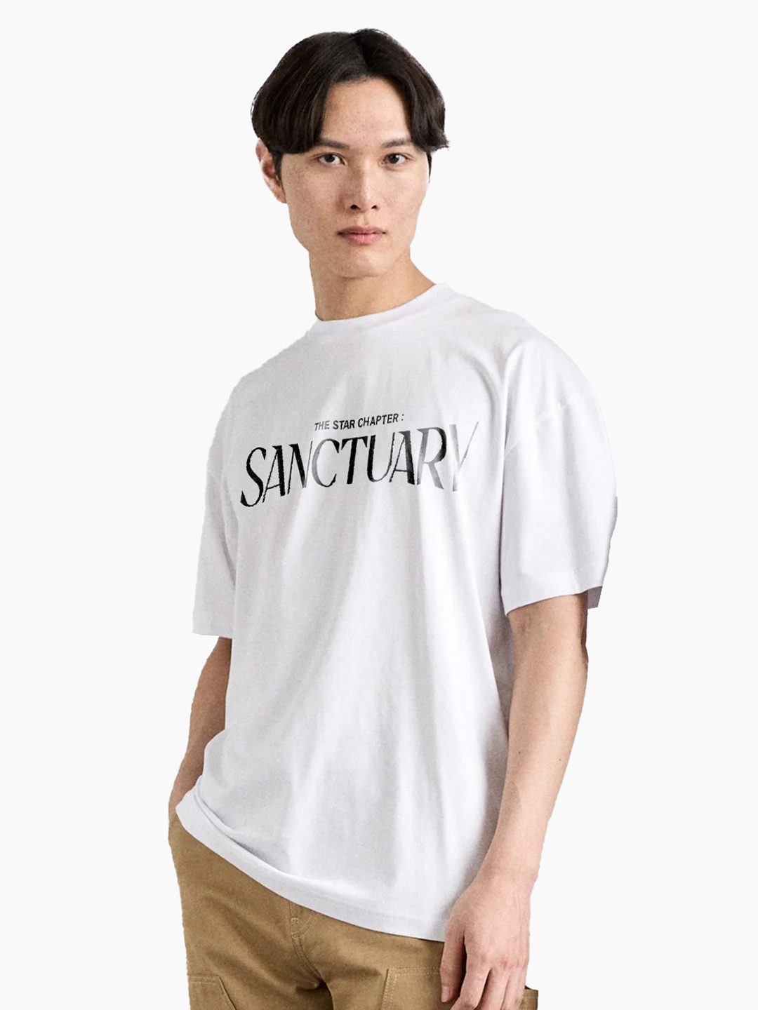 The Korhean Store Unisex K-Pop TXT Star Sanctuary Streetwear Regular Fit Graphic Printed Cotton Tshirt