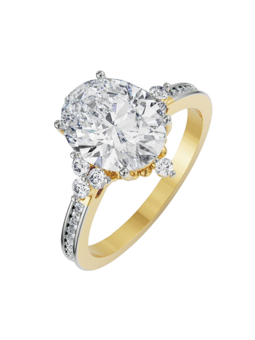 Emori Vintage Vez Lab Diamond Ring in 18KT Gold