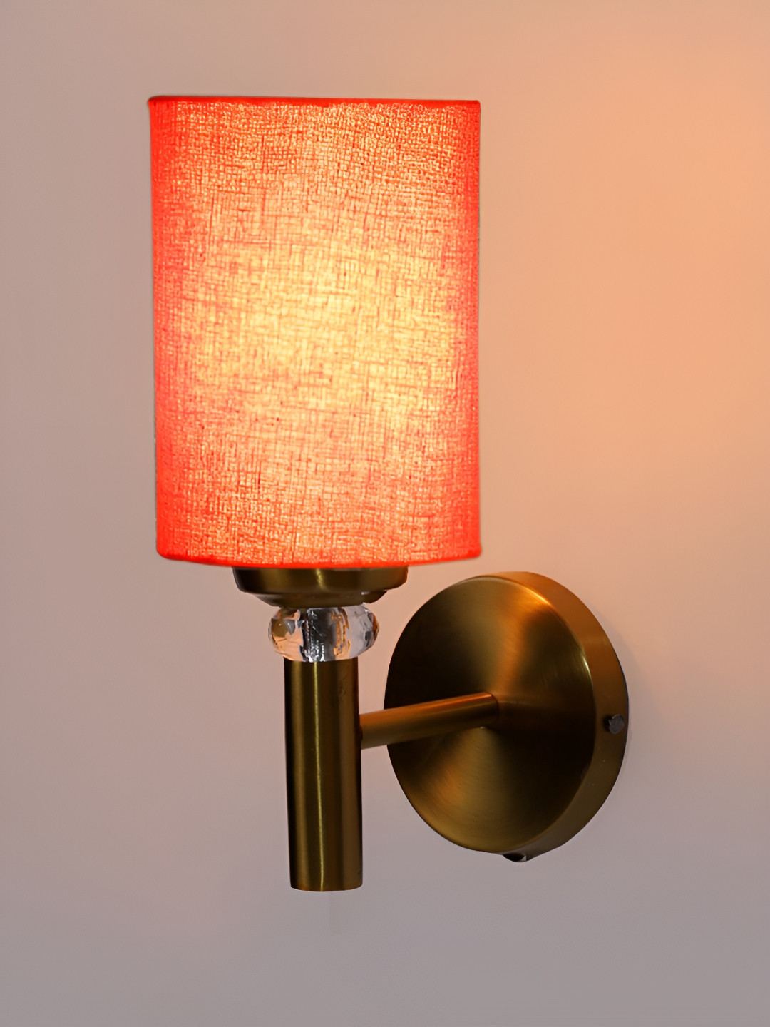 Devansh Orange Coloured Wall Lamp