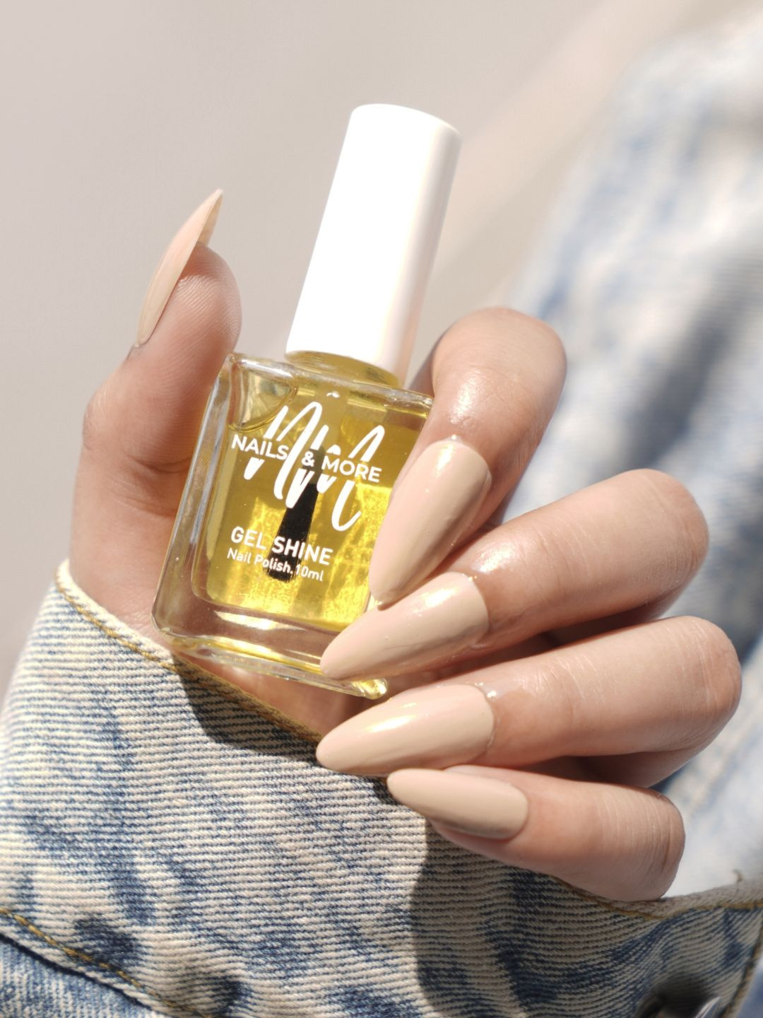 nails & more Gel Shine Argan Oil Glossy Strengthening Nail Polish - 10ml Cuticle Oil 01