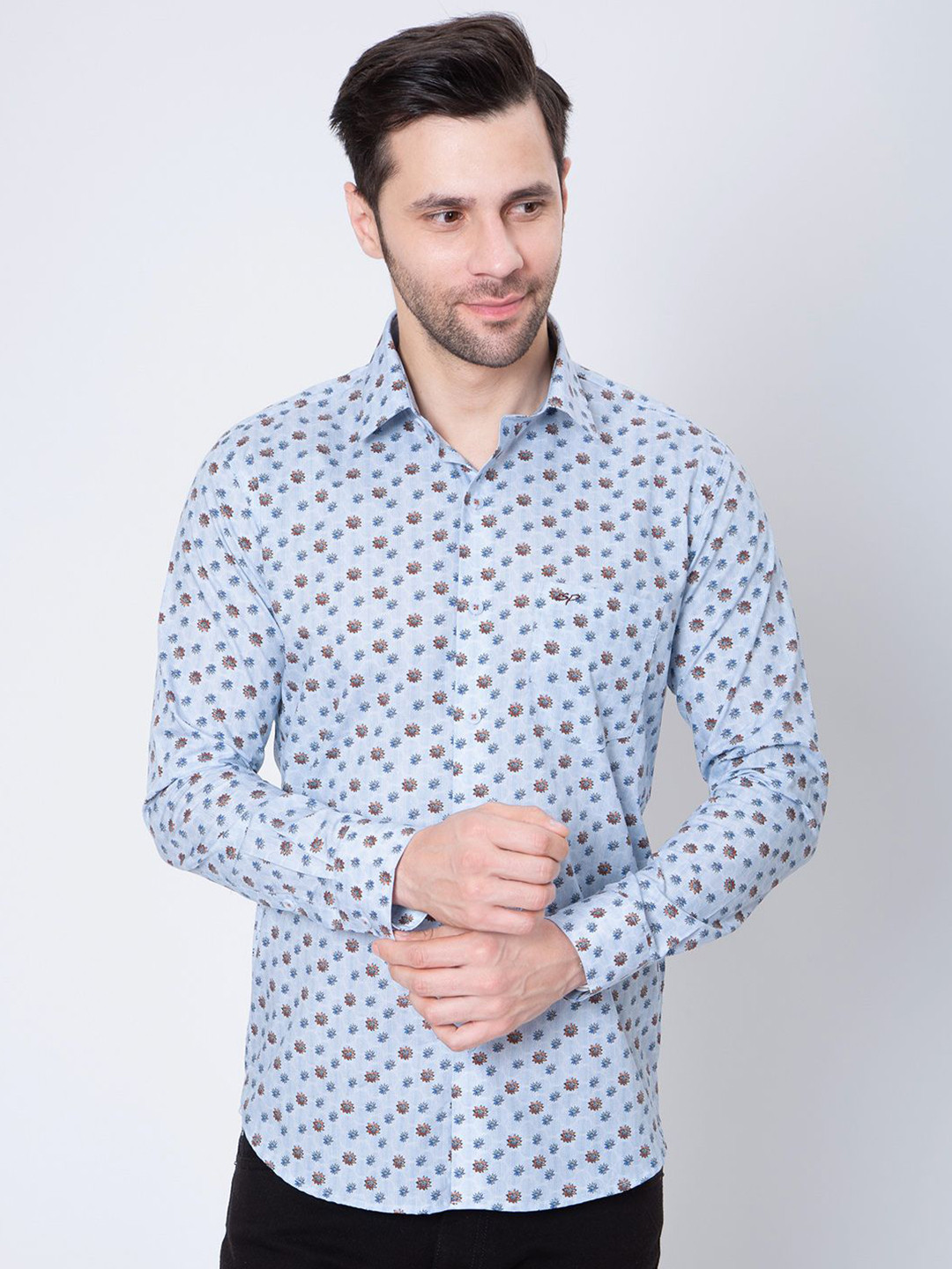 Sparky Men Floral Opaque Printed Casual Shirt