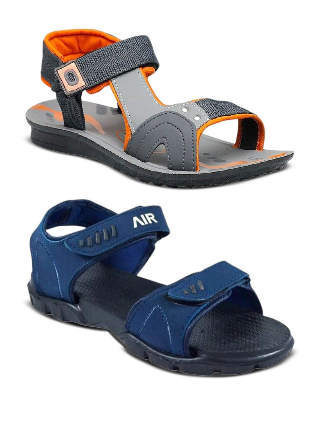 ORVAX Men Pack of 2 Sandals