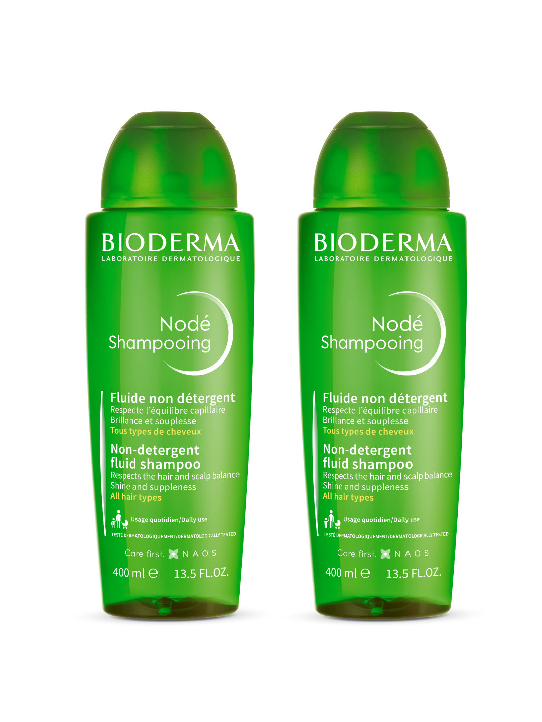 BIODERMA Set of 2 Node Non-Detergent Fluid Shampoo - 400ml each