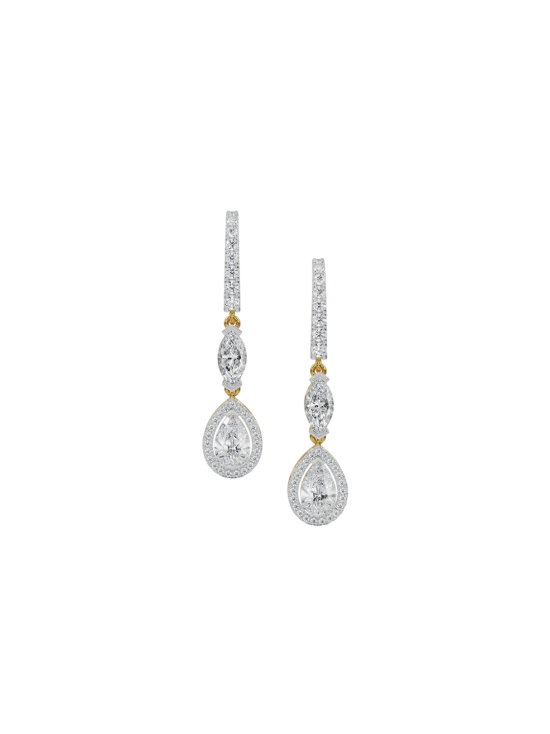 Emori Euphoric Drop Lab Diamond in 14KT Gold Earring