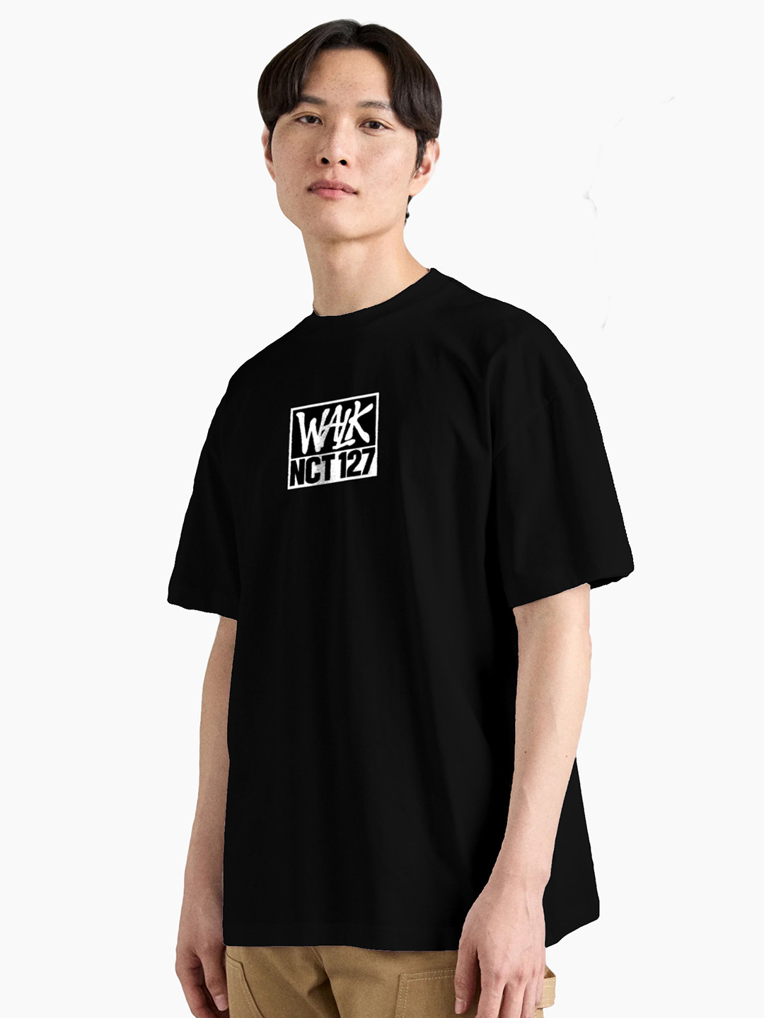 The Korhean Store Unisex K-Pop NCT Walk Streetwear Regular Fit Graphic Printed Cotton Tshirt