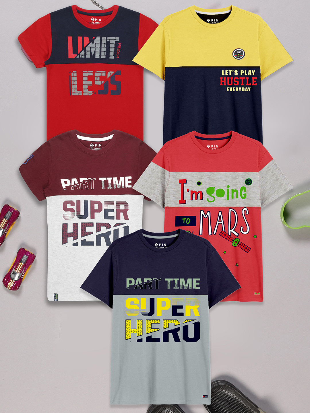 3PIN Boys 5 T-shirt