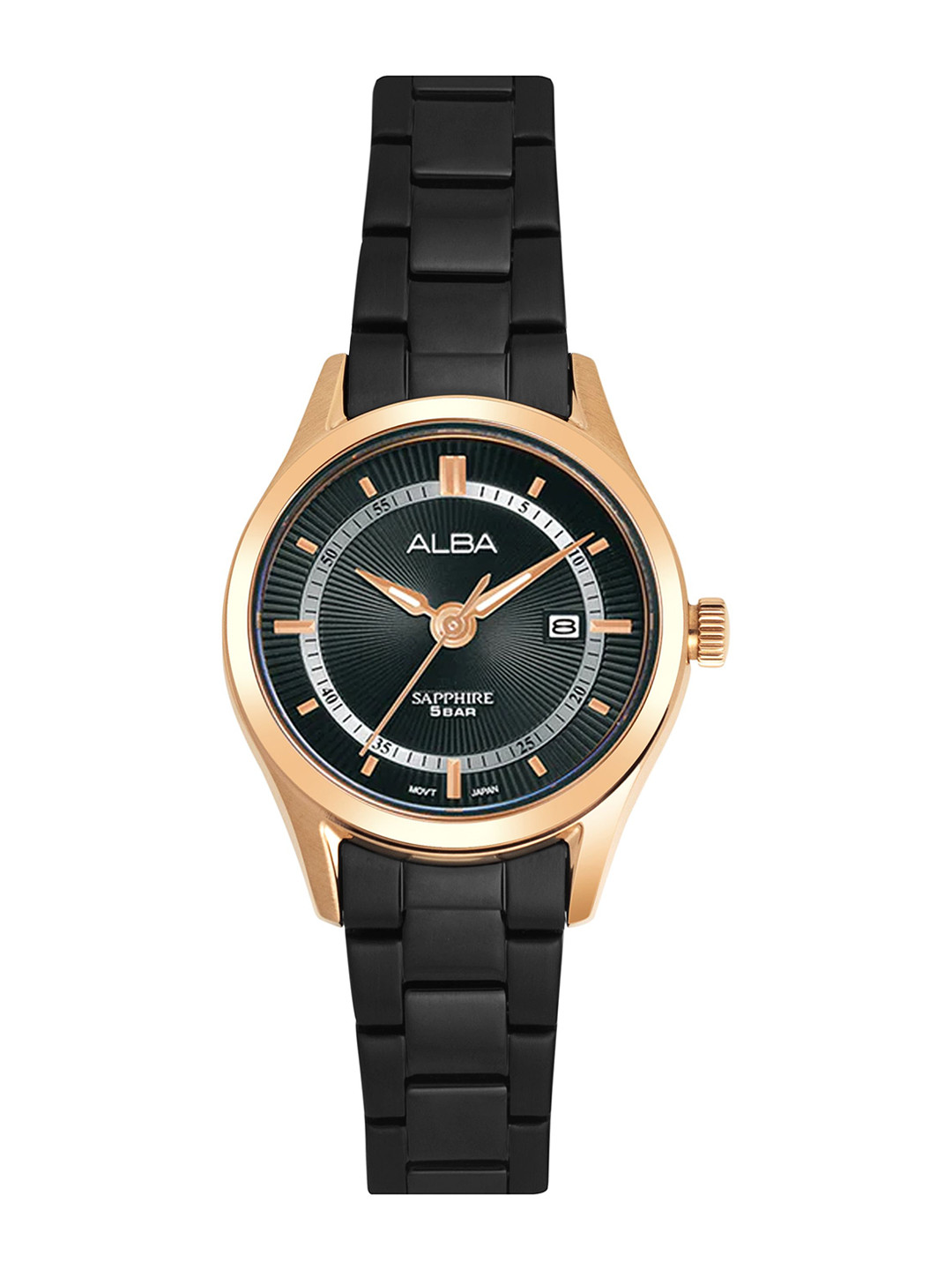 Alba by seiko Women Asterix Black Watch AH7BP8X1