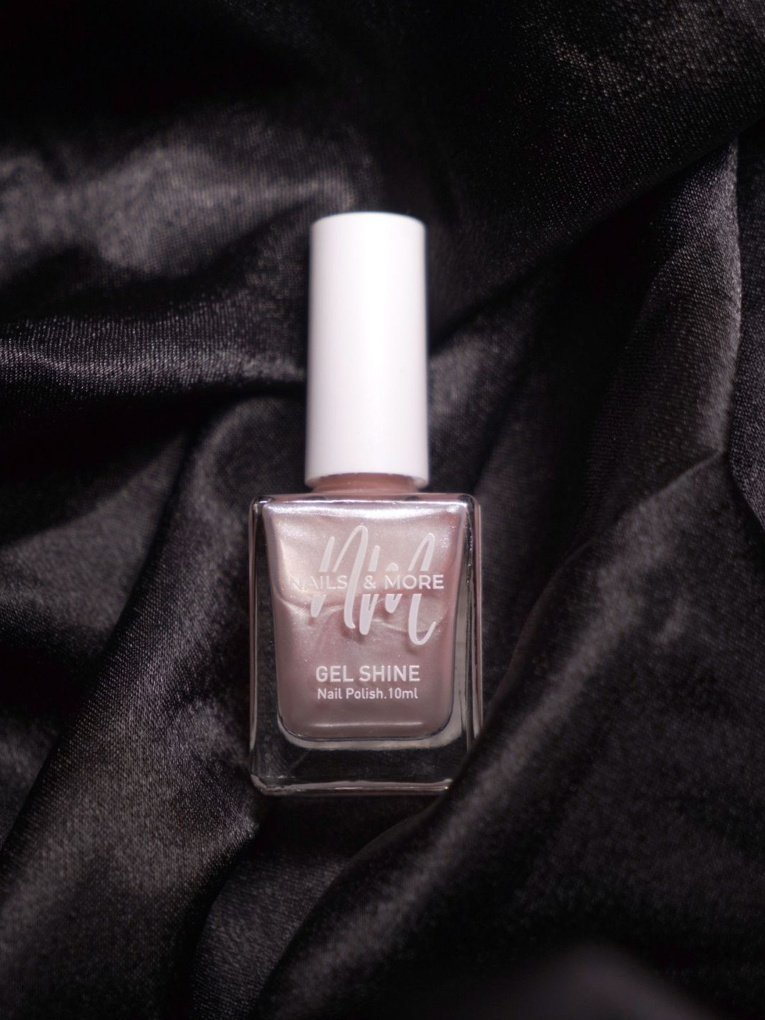 nails & more Gel Shine Argan Oil Long-Wearing Nail Polish - 10 ml - Metallic Pearl 13