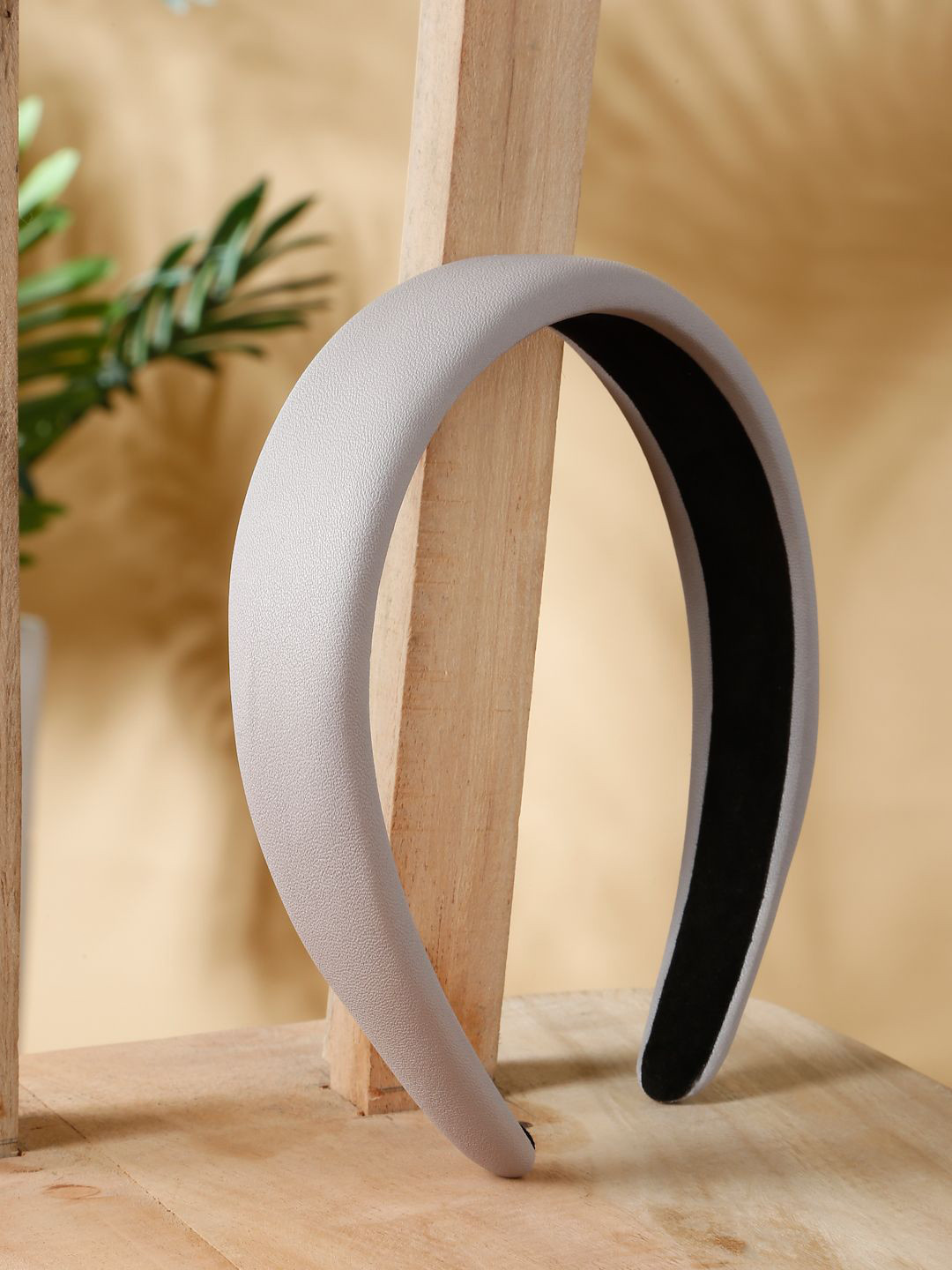 Stoln Women Plain Grey Broad Hair Band