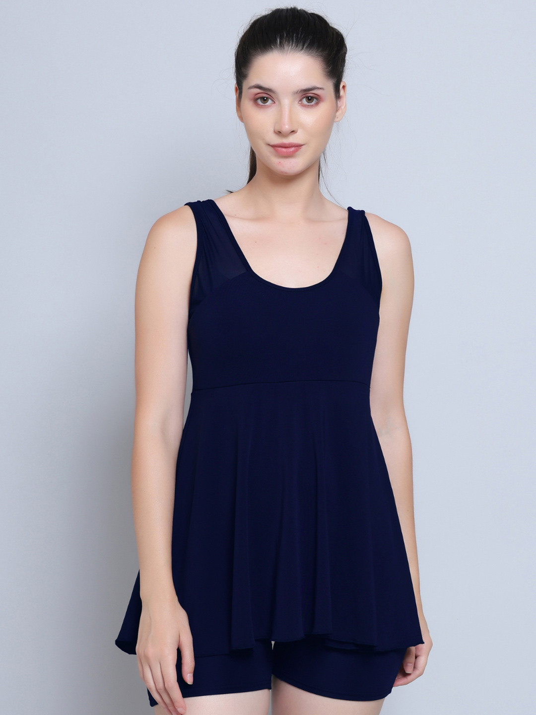 MEGASKA Printed Swimwear With Attached Shorts