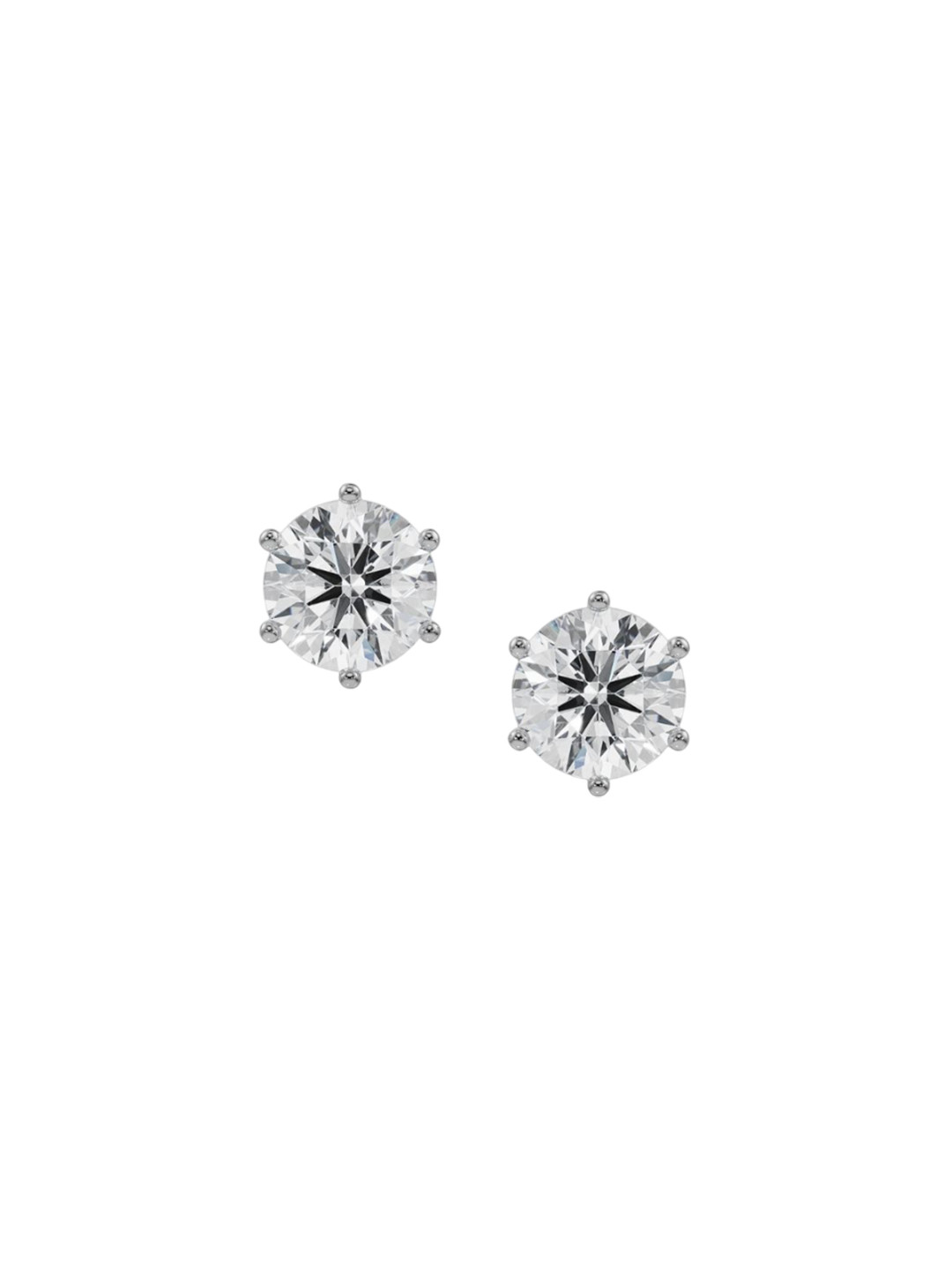 Emori 2 CT Versatile Solitaire Lab Diamond Earring in 18KT Gold