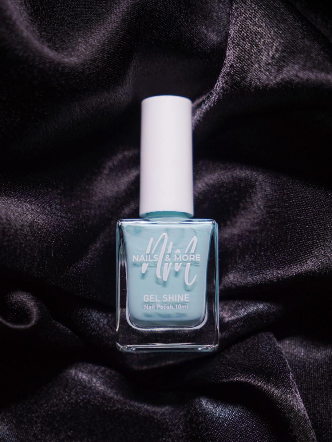 nails & more Gel Shine Glossy Argan Oil Long-Wearing Nail Polish - 10 ml - Light Blue 36