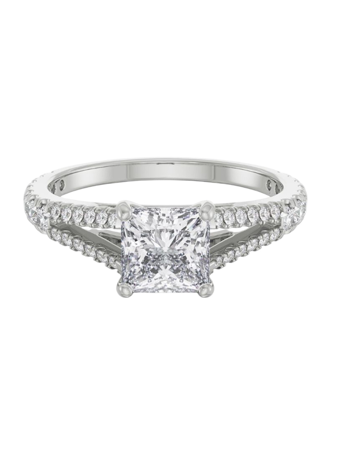 Emori Princess Cut Splendor Lab Diamond in 14KT Gold Ring