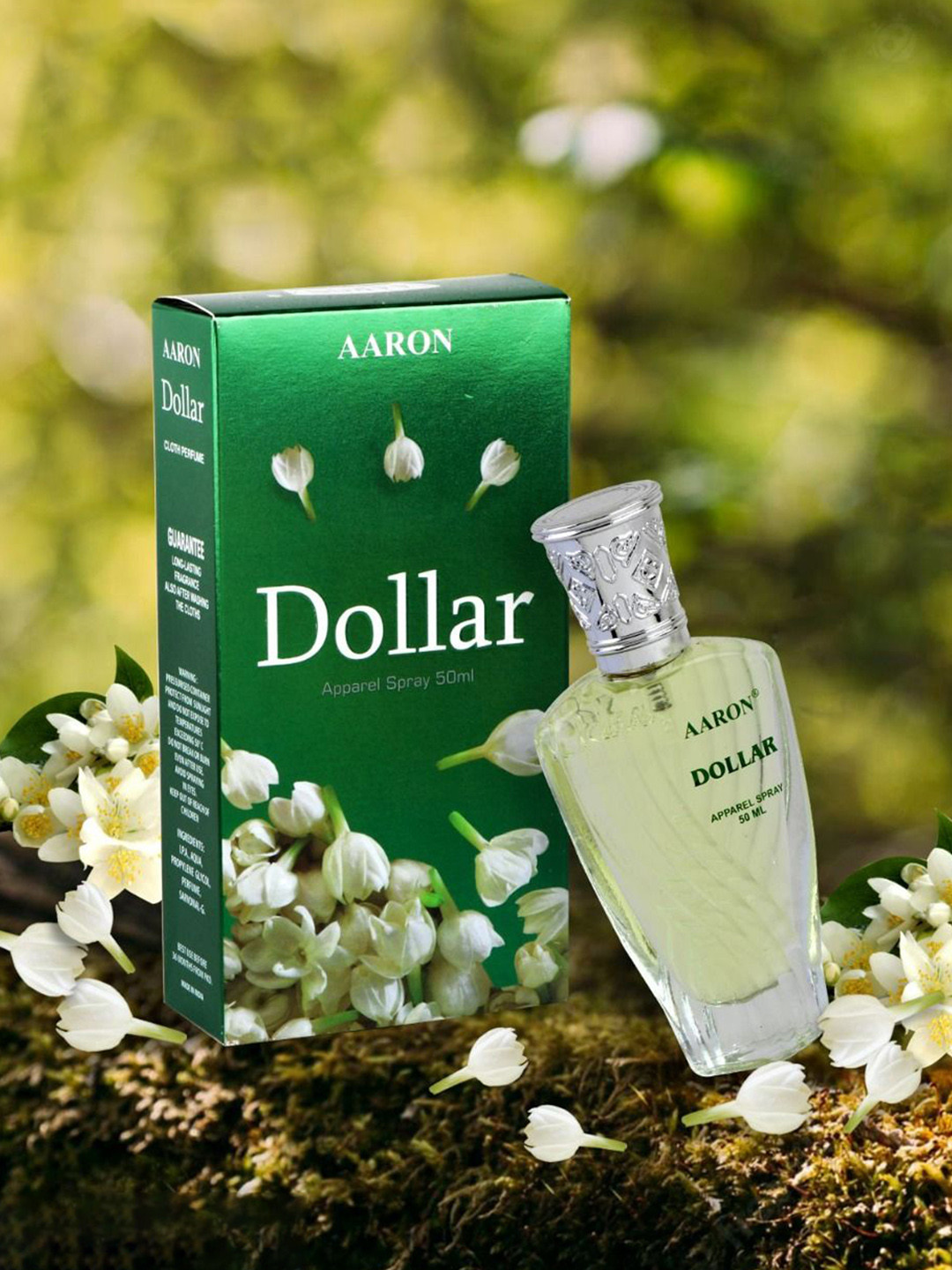 AARON Dollar Long Lasting & Alcohol-Free Apparel Perfume Spray - 50 ml