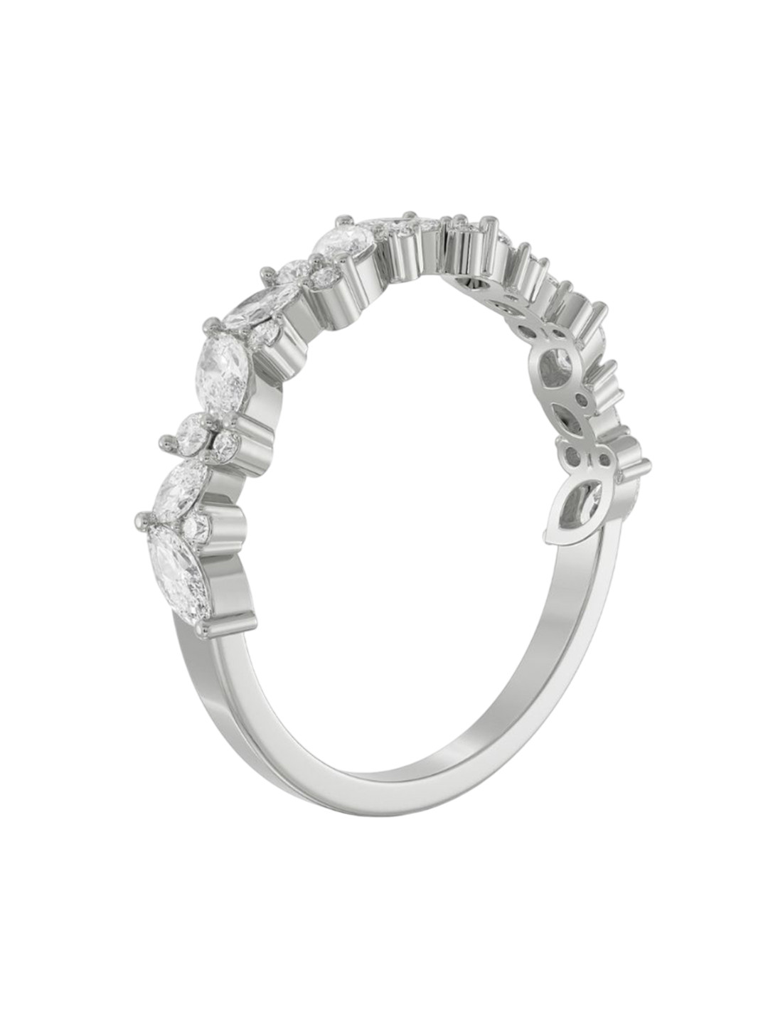 Emori Timless Flora Lab Diamond Ring in 18KT Gold