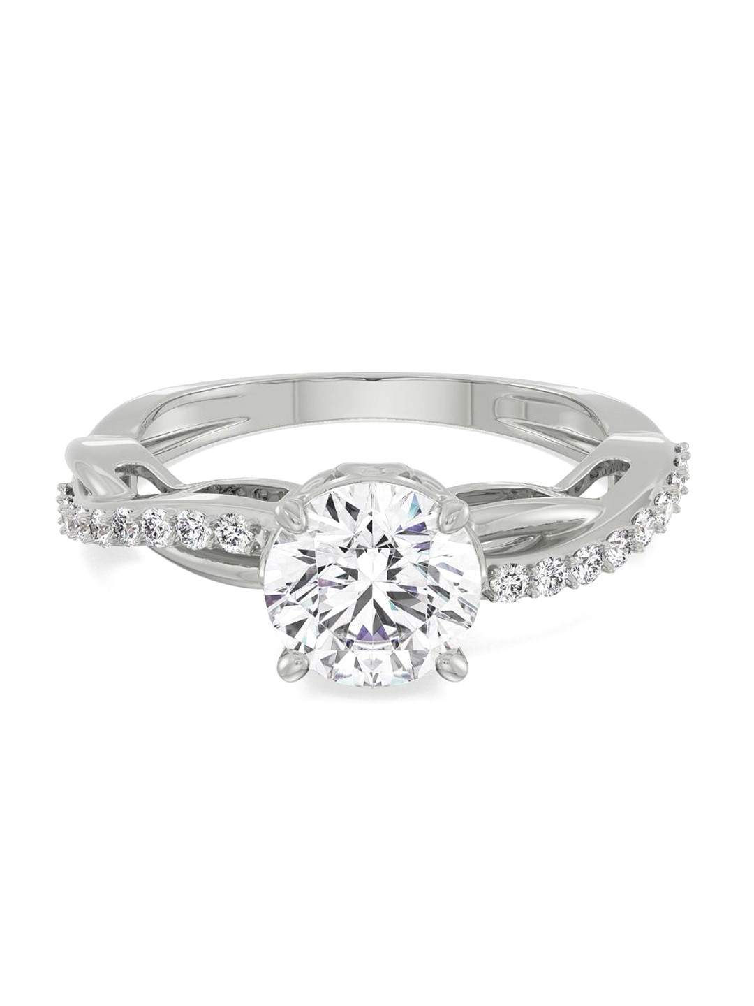 Emori Brilliance Infinity Lab Diamond Ring in 18KT Gold