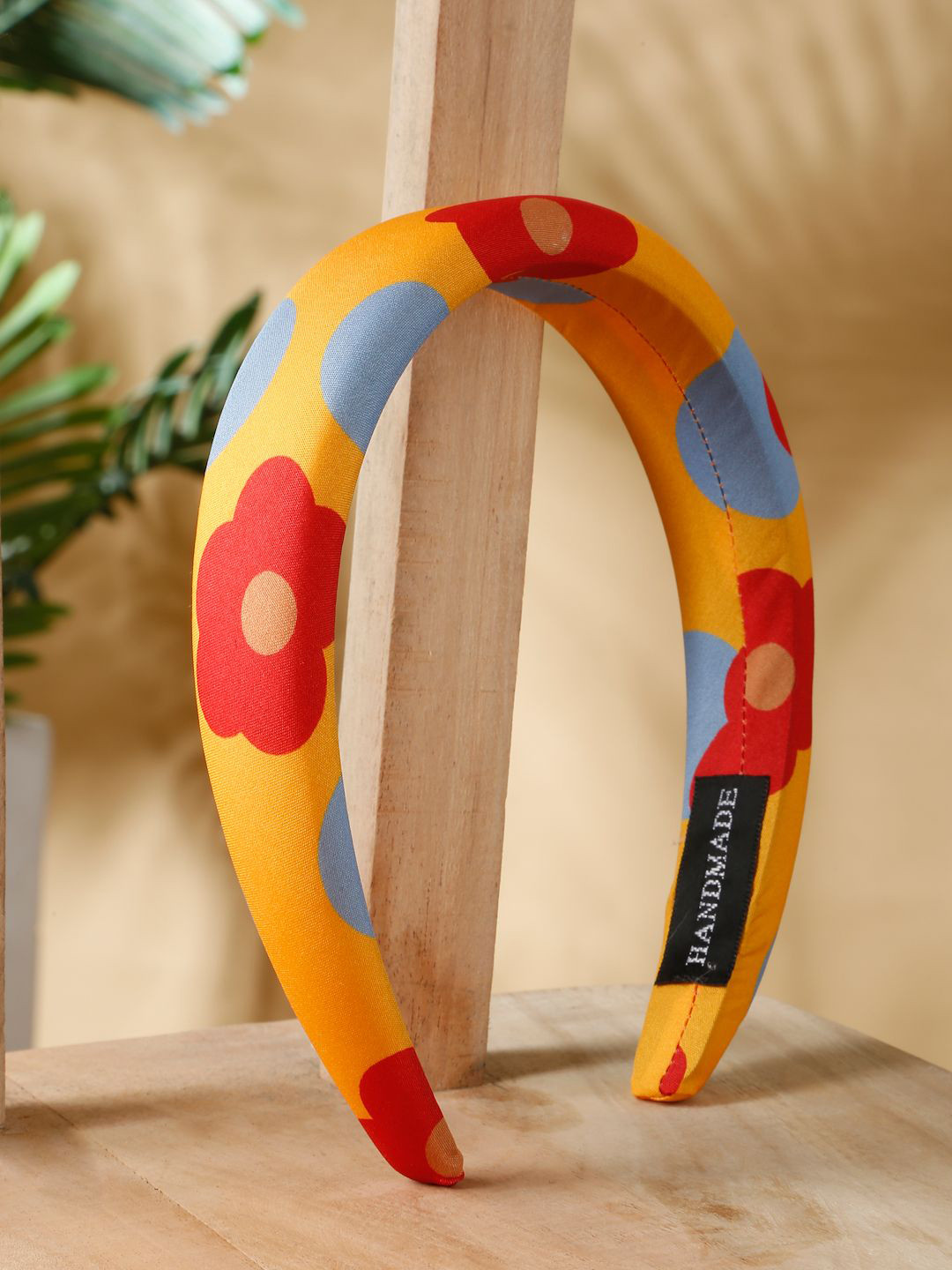 Stoln Women Yellow and Red Floral Hair Band